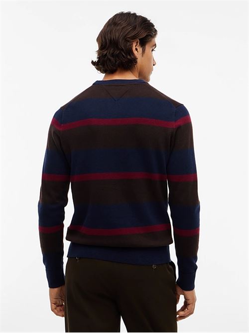 pima org ctn cashmere crew neck TOMMY HILFIGER | MW0MW280460A8